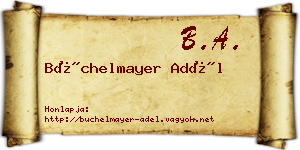 Büchelmayer Adél névjegykártya